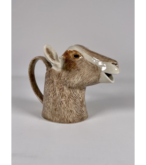 Small milk jug - Toggenburg Goat Quail Ceramics small pitcher coffee mini milk jugs