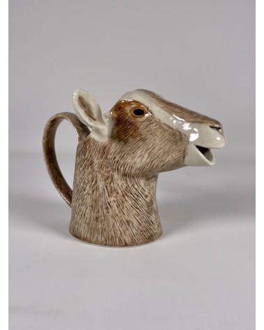 Small milk jug - Toggenburg Goat Quail Ceramics small pitcher coffee mini milk jugs