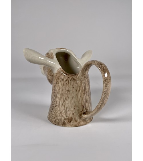 Small milk jug - Toggenburg Goat Quail Ceramics small pitcher coffee mini milk jugs