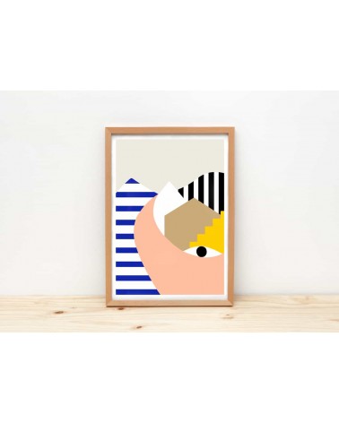 Occhio e città - Poster da parete Depeapa decorativi per pareti