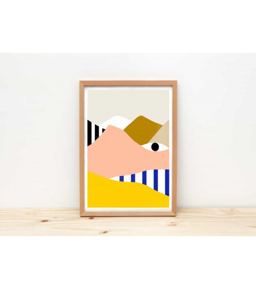 Art Print - Eye & Mountain Depeapa Posters design switzerland original