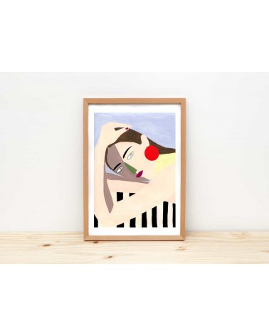 Lying Woman - Art Print Depeapa office poster art prints poster shop stores wallart art poster designer