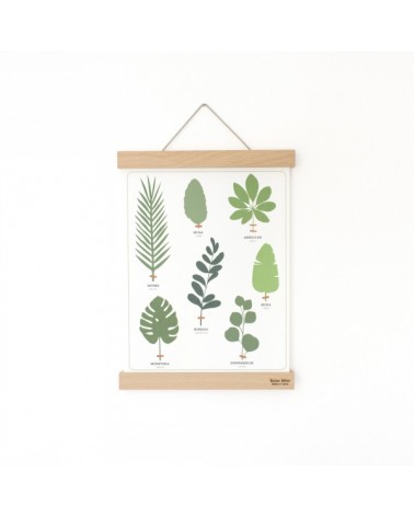 Listello porta poster in legno - Tasseau Reine Mère