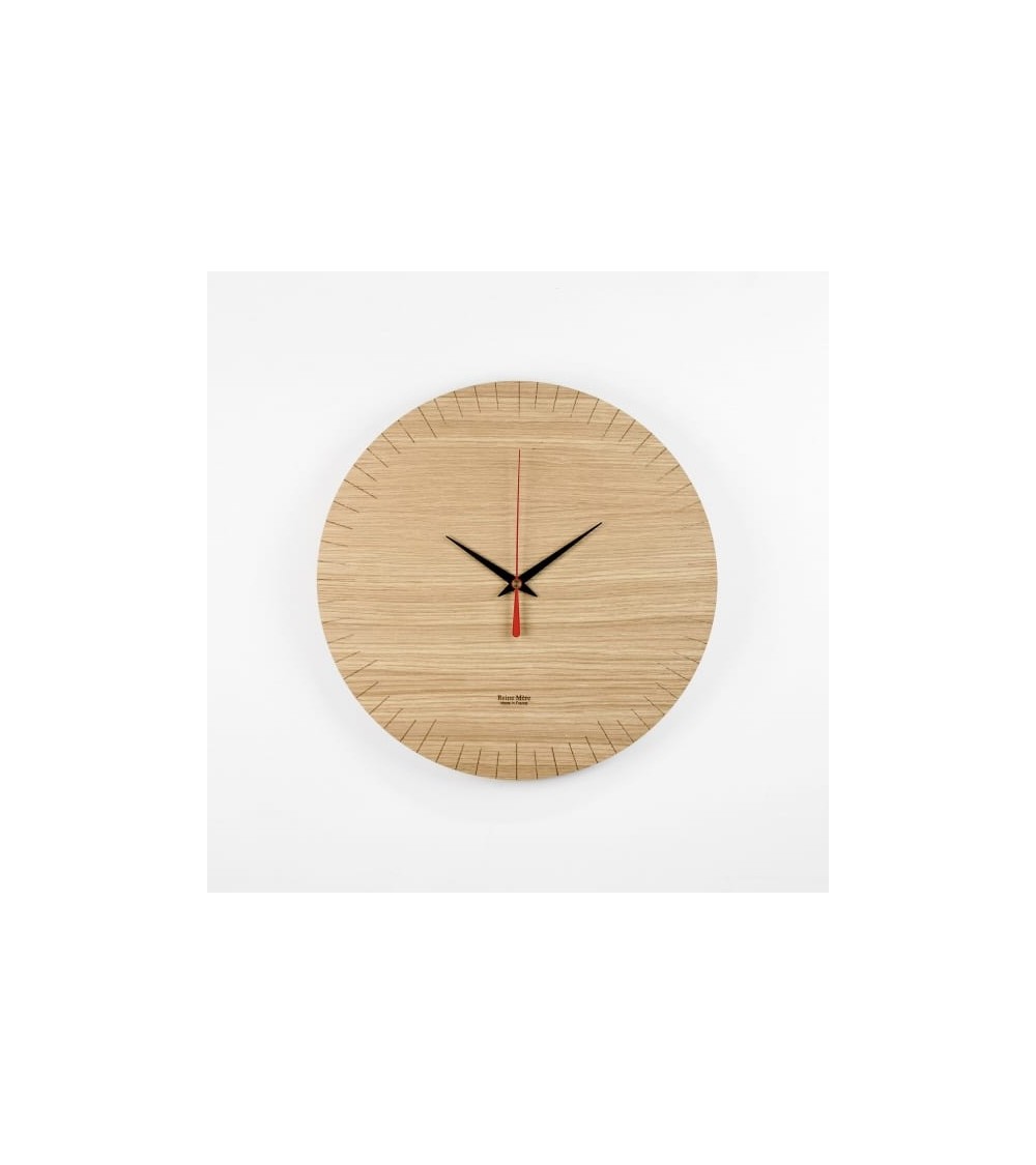 Austerlitz - Wooden Wall clock Reine Mère wood table desk kitchen clocks modern design