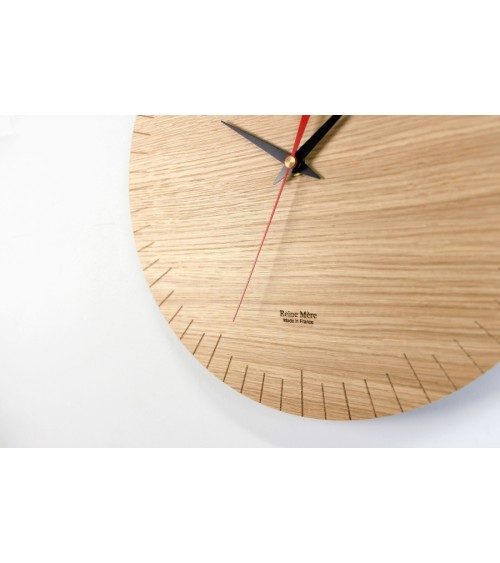 Austerlitz - Wooden Wall clock Reine Mère wood table desk kitchen clocks modern design