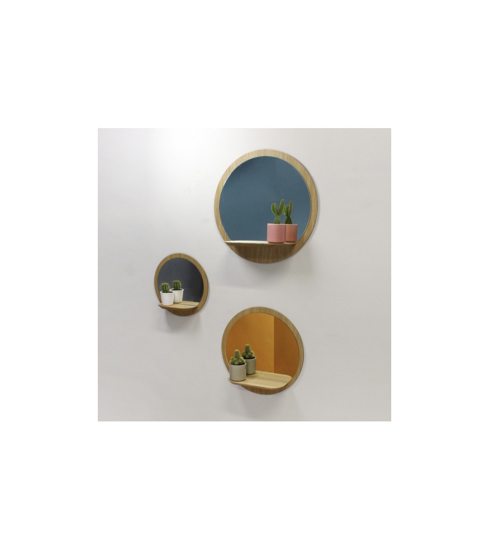 Sunrise - Specchio da parete rotondo Reine Mère candelieri design eleganti particolari originali