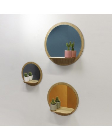 Sunrise - Specchio da parete rotondo Reine Mère candelieri design eleganti particolari originali