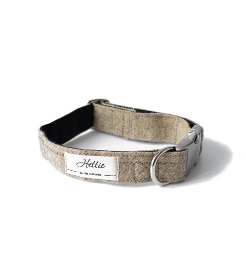 Dog Collar - Slate Oatmeal Hettie original gift idea switzerland