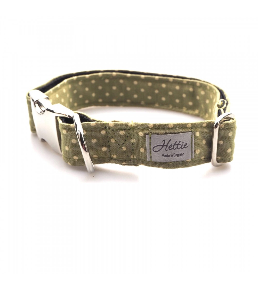 Dog Collar - Green Spot Hettie original gift idea switzerland