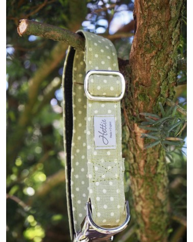 Dog Collar - Green Spot Hettie original gift idea switzerland