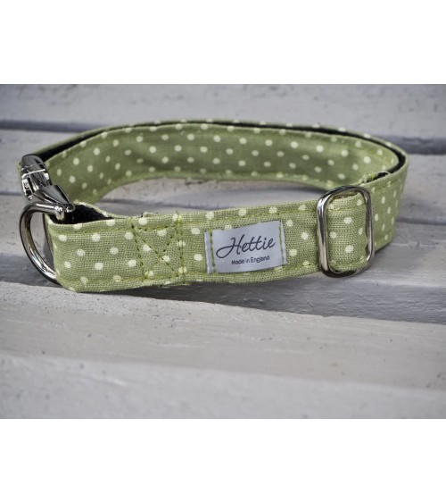 Dog Collar - Green Spot Hettie original gift idea switzerland