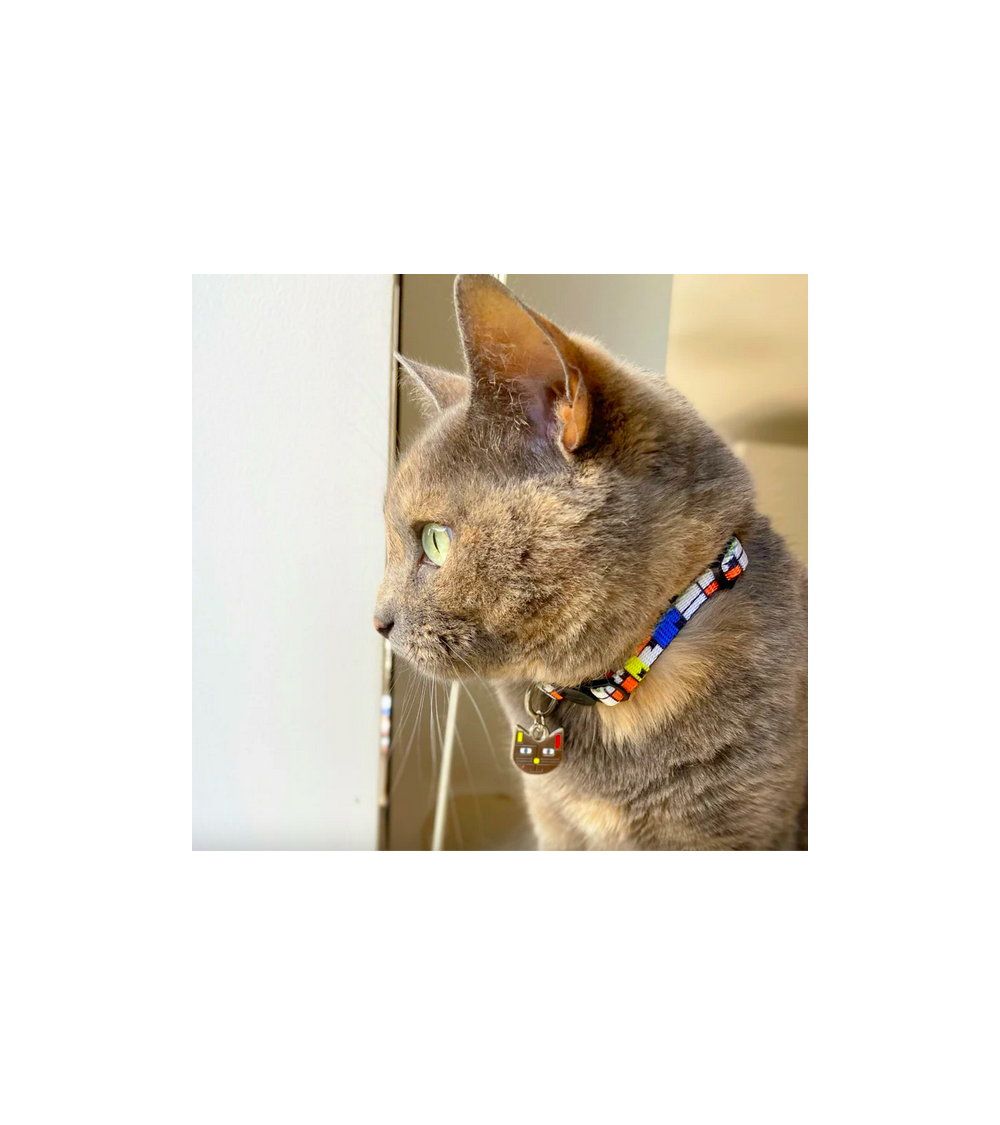 Collier pour Chat - Meowdrian Niaski idée cadeau original suisse