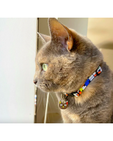Cat Collar - Meowdrian Niaski original gift idea switzerland