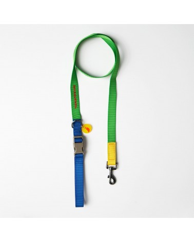 Dog Lead - Sonia - Yellow and Lime The Painter's Wife original gift idea switzerland