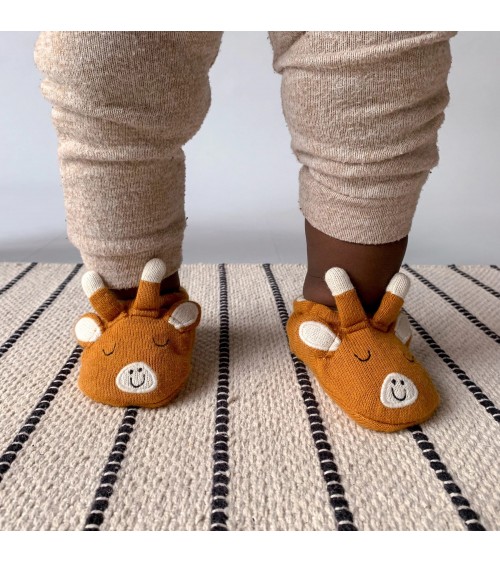 Booties for babies - Giraffe Sophie Home Kids design switzerland original