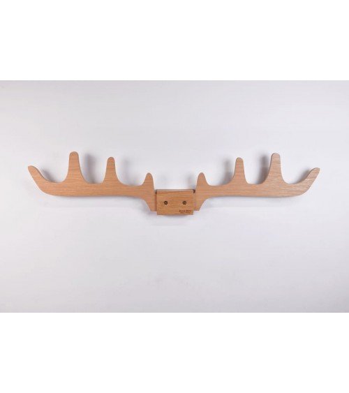 Merlin - Wall Coat rack in wood Reine Mère