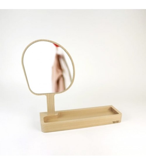 Kagami - Makeup Mirror and pocket tray Reine Mère decorative mirrors online designer bathroom