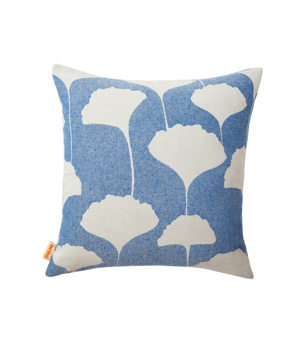 Cushion Cover - GINKO Indigo Brita Sweden decorative accent throw pillows cases sofa original