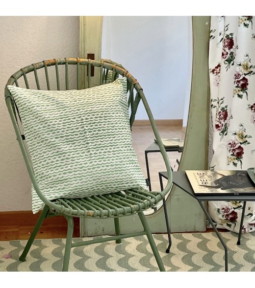 Housse de coussin - OVERSEAS Minty Brita Sweden coussins décoratifs pour canapé salon deco original suisse