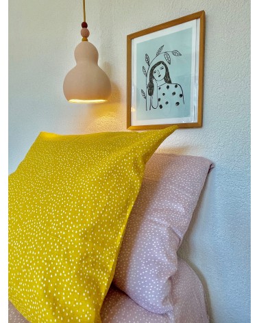 Fodera per cuscini - RAINY DAYS Honey - 50 x 50 cm Brita Sweden Cuscini design svizzera originale
