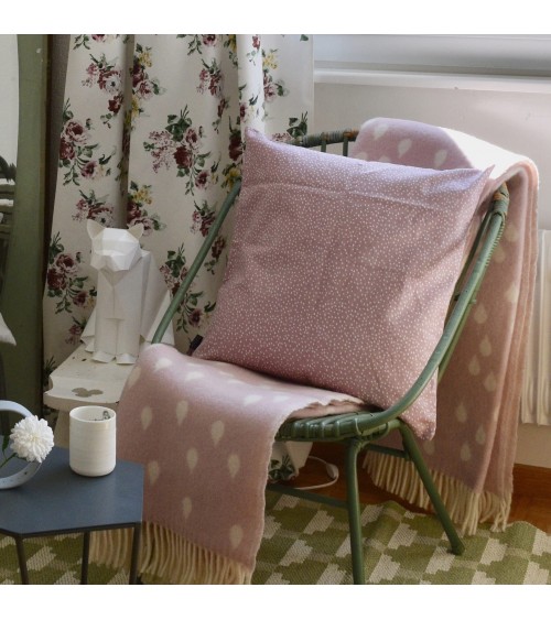Housse de coussin - RAINY DAYS Rose - 50 x 50 cm Brita Sweden Coussins design suisse original