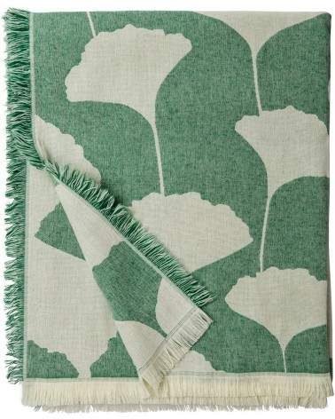 Coperta di cotone - GINKO Emerald Brita Sweden di qualità per divano coperte plaid