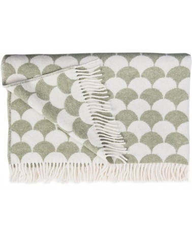 Coperta di lana - GERDA Powdergreen Brita Sweden di qualità per divano coperte plaid