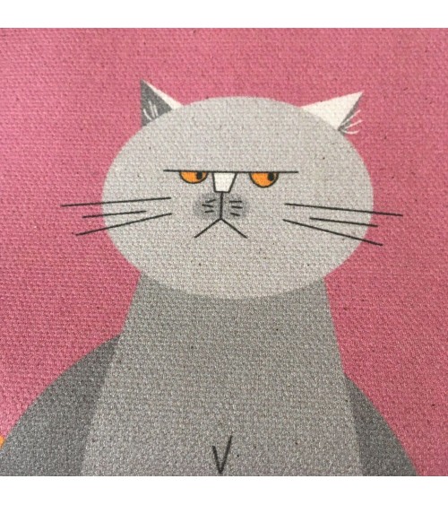 Katzen Charakter - Rosa - Geschirrtuch, Küchentuch Ellie Good illustration geschirr küchen tücher kaufen schöne modern küchen...