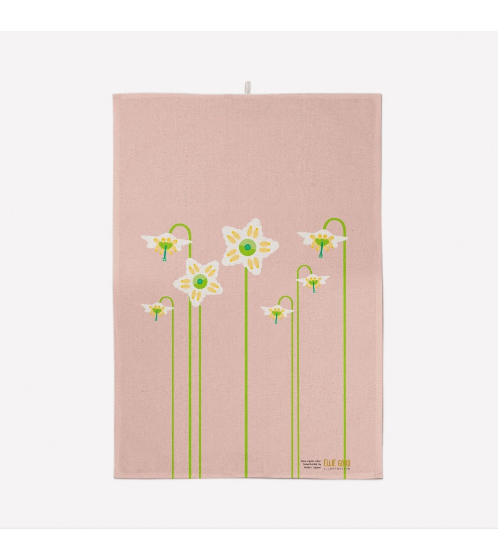 Fleurs - Serviette, torchon de cuisine Ellie Good illustration torchon vaisselle qualité serviette haut de gamme beaux essuie...