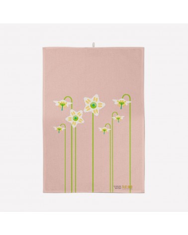 Modern Floral - tea towel Ellie Good illustration best kitchen hand towels fall funny cute