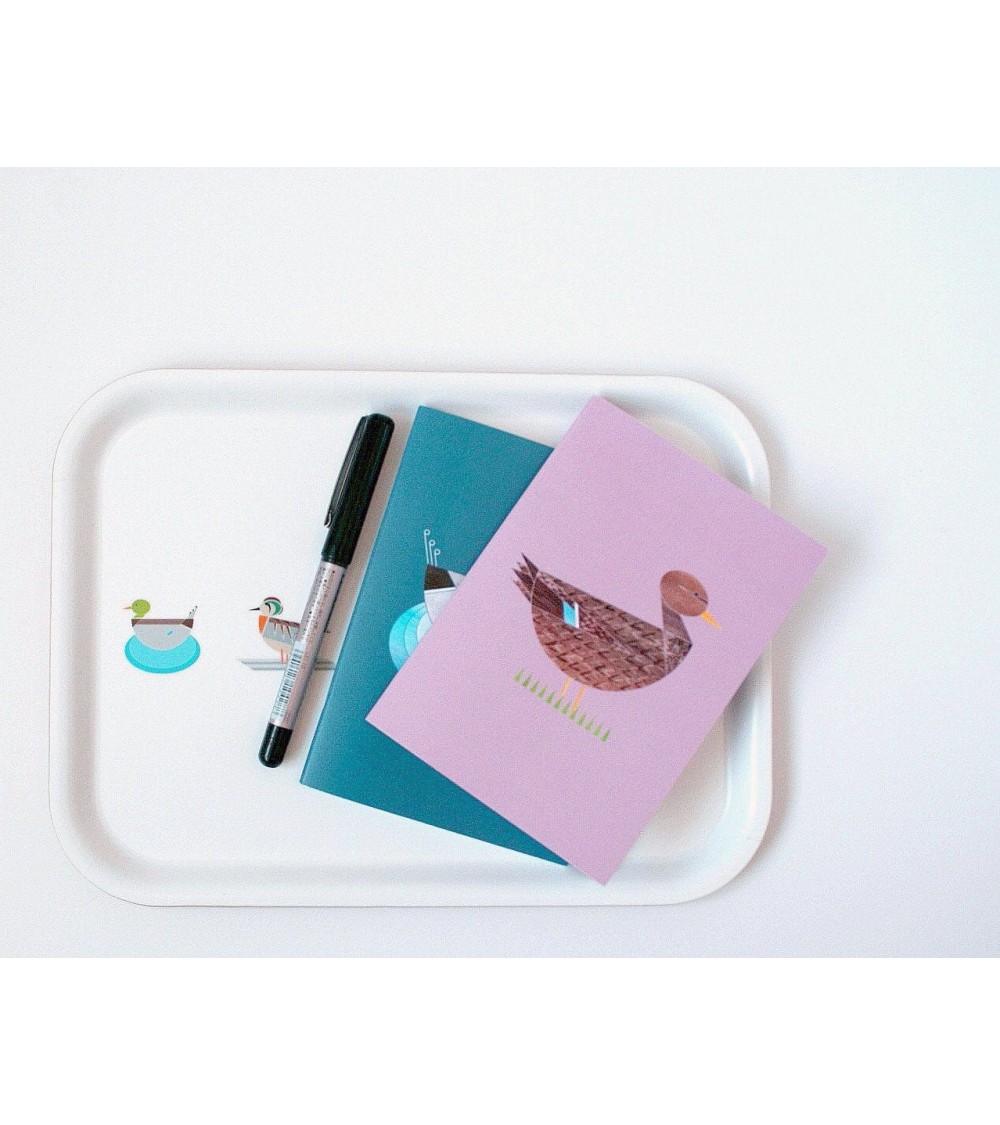 Canards - Plateau de service rectangulaire en bois Ellie Good illustration saladié service bois table apéritif apéro télé de ...