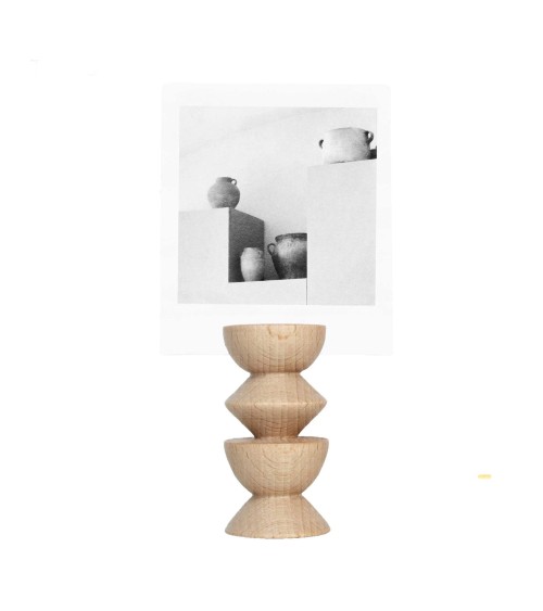 Grand Totem - Porte-photo en bois 5mm Paper Objets de Décoration design suisse original