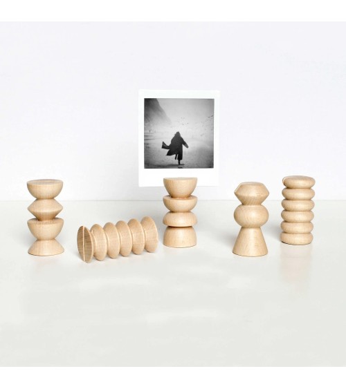 Grande totem 5 - Portafoto da tavolo 5mm Paper particolari kitatori svizzera