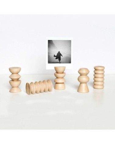 Grande totem 5 - Portafoto da tavolo 5mm Paper particolari kitatori svizzera