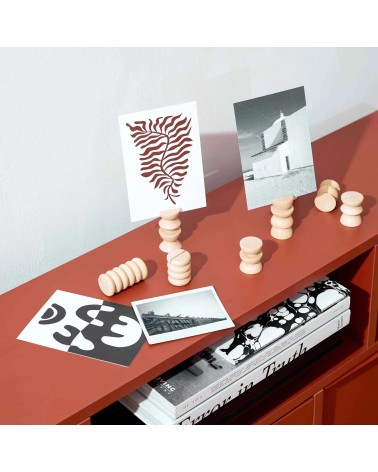Piccolo totem 5 - Portafoto da tavolo 5mm Paper particolari kitatori svizzera