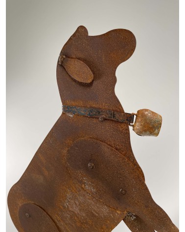 Sheep - Rusty metal garden sculpture Emil Neff outdoor garden decor terrace balcony