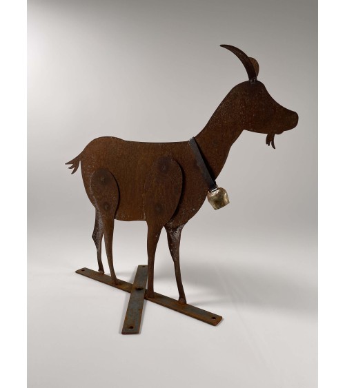 Goat - Rusty metal garden sculpture Emil Neff outdoor garden decor terrace balcony