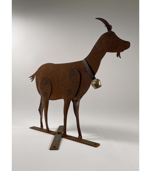 Goat - Rusty metal garden sculpture Emil Neff outdoor garden decor terrace balcony