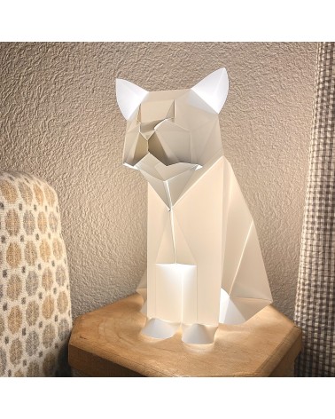 Lampe chat - Luminaire animal à poser, lampe de chevet design Plizoo a poser de nuit led moderne originale design suisse