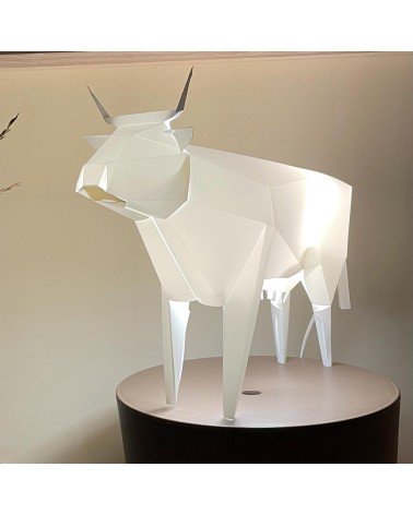 Lampada Mucca - Lampada da tavolo design animali Plizoo Lampade led design moderne salotto