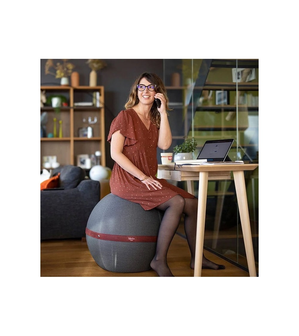 Bloon Original Platin grau - Sitzball Bloon Paris Büro vluv Sitzbälle gut für rücken kaufen