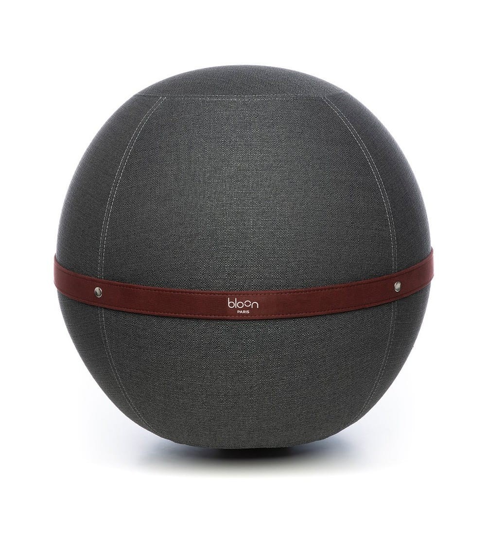 Bloon Original Grigio platino - Sedia ergonomica Bloon Paris palla da seduta pouf gonfiabile