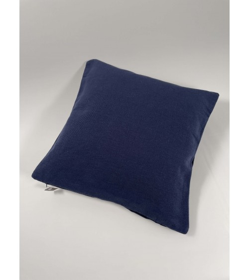 Maison d'être - Housse de coussin Bleu marine Serax coussins décoratifs pour canapé salon deco original suisse