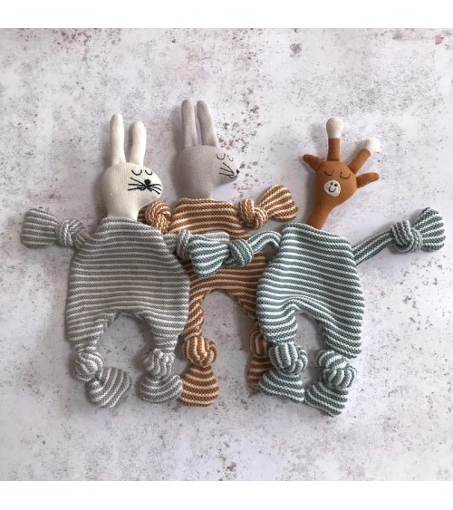 Schmusetuch - Kaninchen Sophie Home babyrassel rassel für babys schmusetuch schnuffeltuch