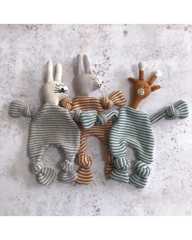 Schmusetuch - Kaninchen Sophie Home babyrassel rassel für babys schmusetuch schnuffeltuch