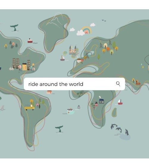 Playmat - Ride Around The World ByAlex Playmat design switzerland original