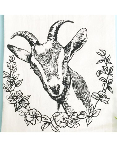 Goat - Tea towel, kitchen towel The coin laundry best kitchen hand towels fall funny cute
