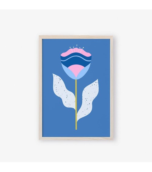 Poster - Fleur scandinave abstraite 2 Melissa Donne Studio mural affiche posters muraux design deco salon cuisine chambre enfant