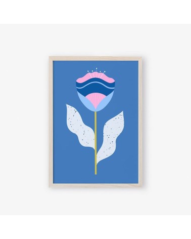 Poster - Fleur scandinave abstraite 2 Melissa Donne Studio mural affiche posters muraux design deco salon cuisine chambre enfant