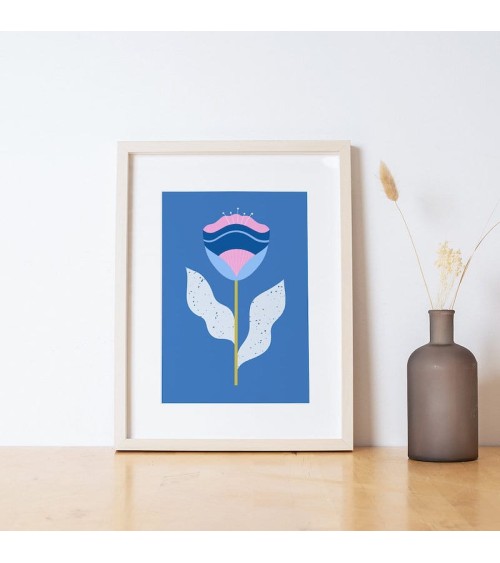 Poster - Fleur scandinave abstraite 2 Melissa Donne Studio mural affiche posters muraux design deco salon cuisine chambre enfant